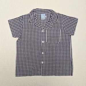 Bella Bliss gingham button down shirt, size 6